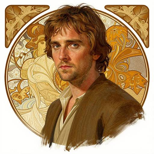 Elegant Obi-Wan Kenobi Digital Portrait