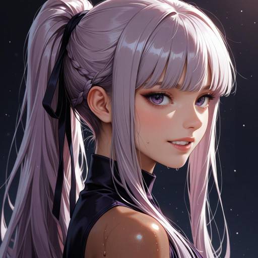 Kirigiri Kyoko with a Joyful Smile