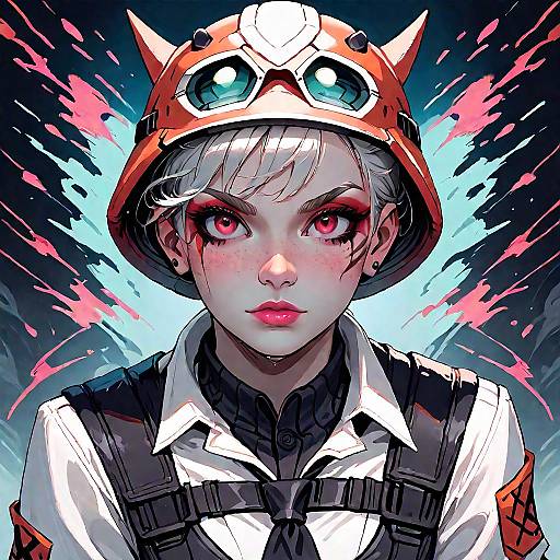 Femboy Helldiver in Alien Armor