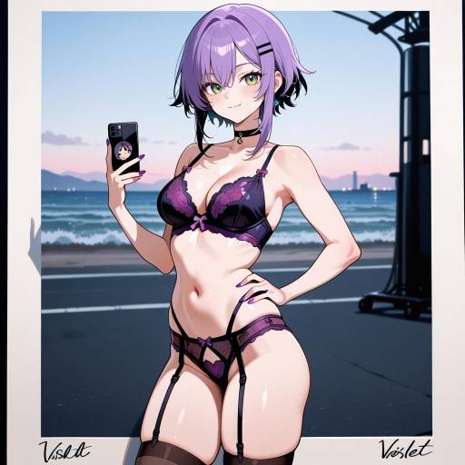 Confident Influencer in Viscous Violet Mist Confident Influencer in Viscous Violet Mist