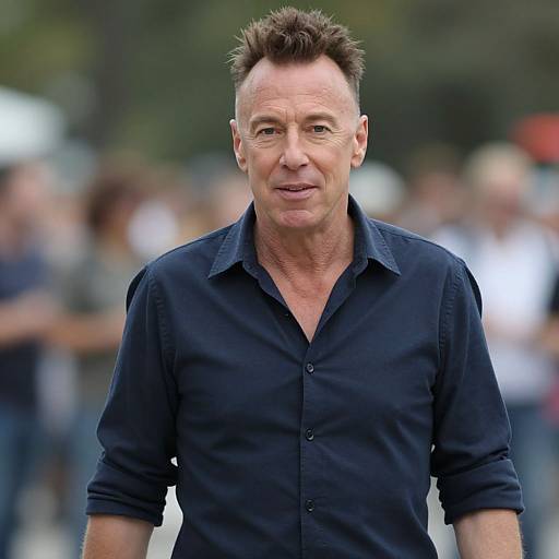 Realistic Bruce Springsteen Costume Portrait