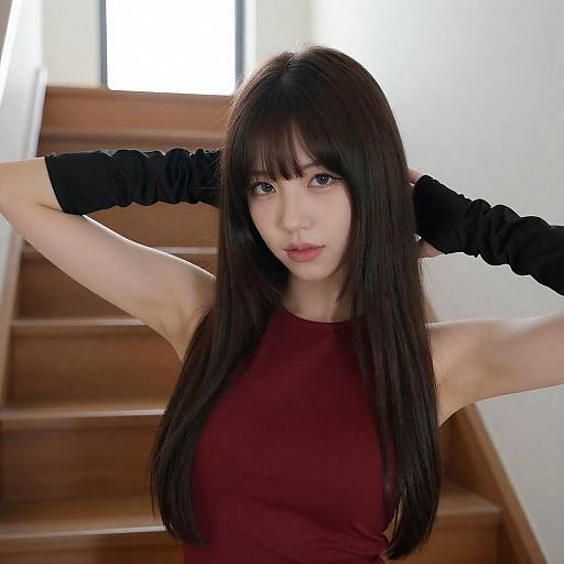 Confident Young Woman in Bright Ambiance