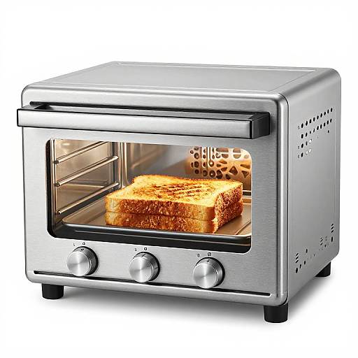Modern Stainless Steel Toaster Oven