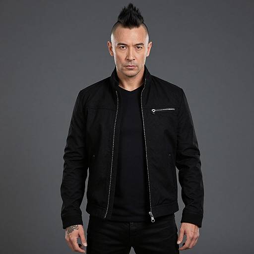 Edgy Black Movie Costume Style