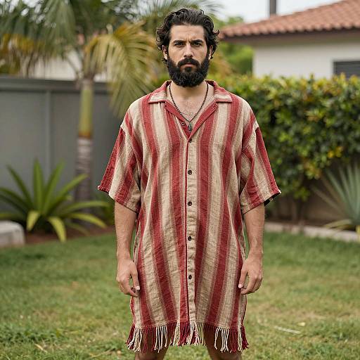 Stylish Male Toga Dress Photography