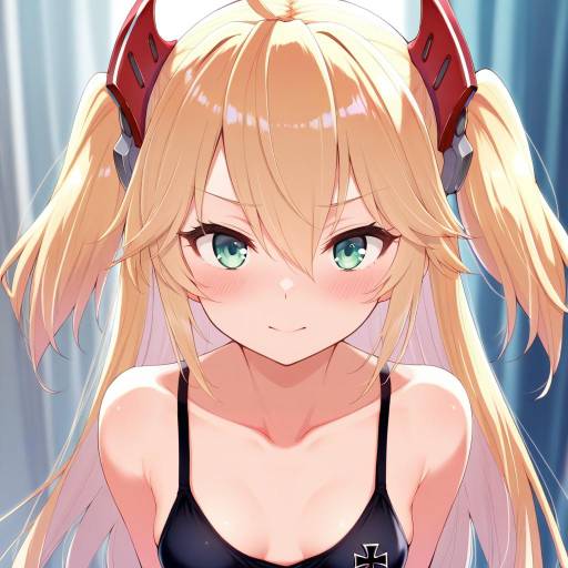 Illustration of Admiral hipper (azur lane), azur lane in the style of Hato haru