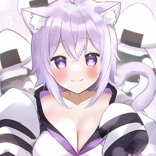 Illustration of Onigirya (nekomata okayu), hololive in the style of Sino (sionori)