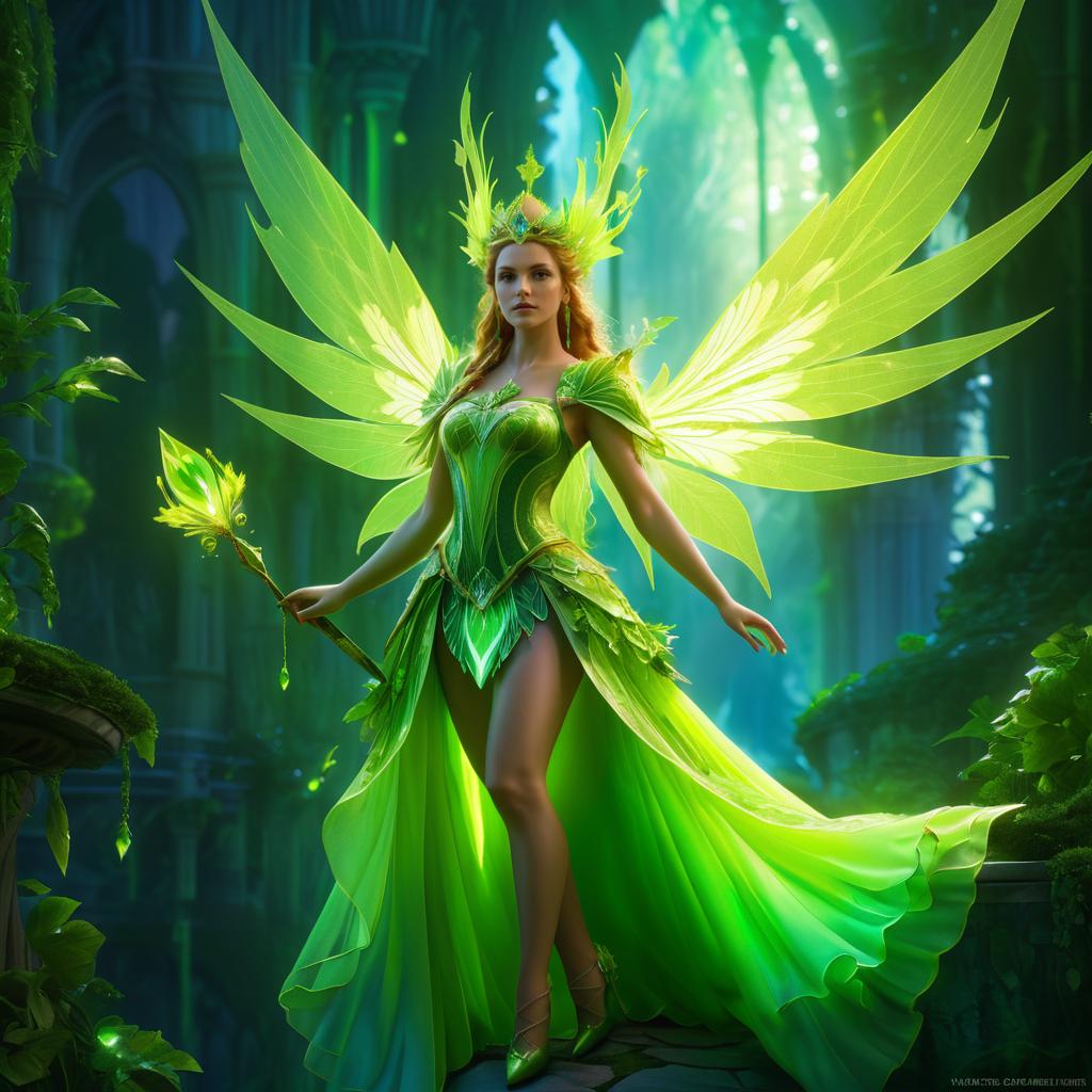 Epic Digital Art of a Fairy Queen