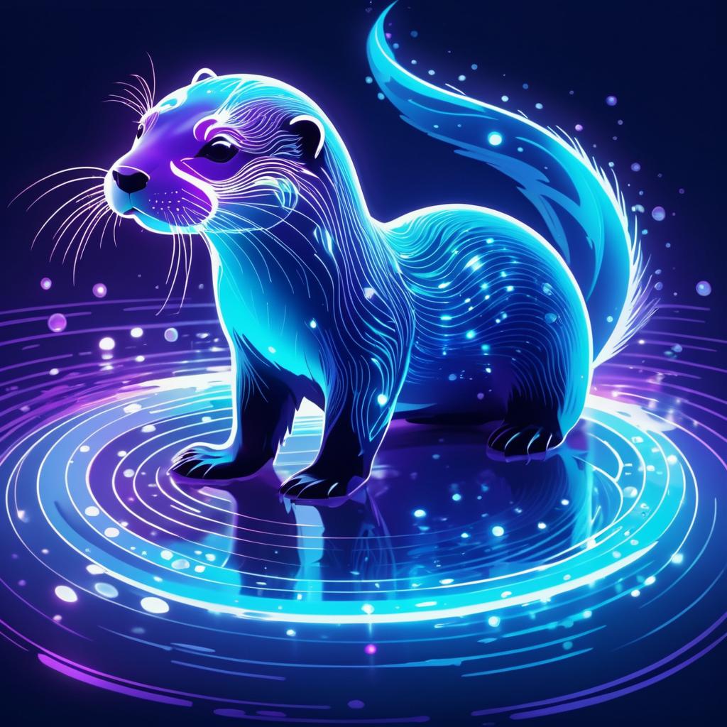 Radiant Otter: Essence of Atomic Playfulness