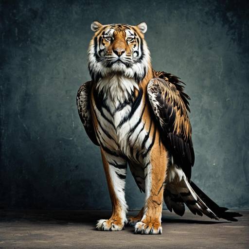 Tiger-Eagle Hybrid Creature Tiger-Eagle Hybrid Creature