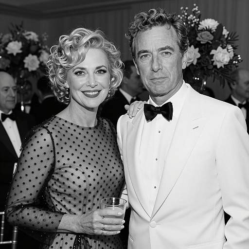 Elegant Couple at Formal Event Capture