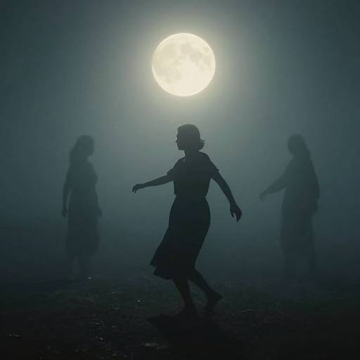 Solitary Figure in Hazy Light