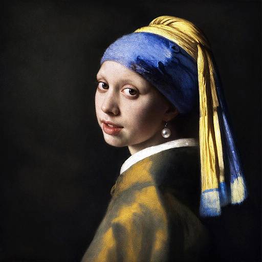 Lupita Nyong'o in Vermeer Style