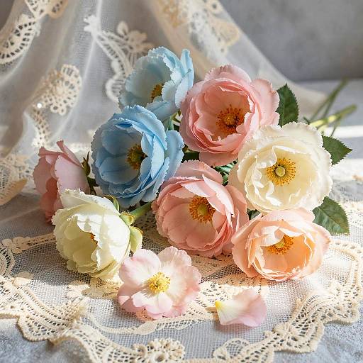 Whimsical Pastel Floral Arrangement