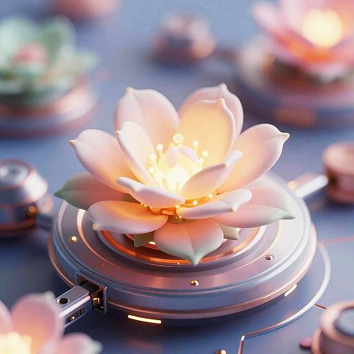 Luminous Flower Generator Core