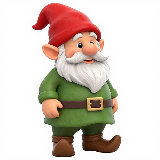 Male Gnome with White Beard