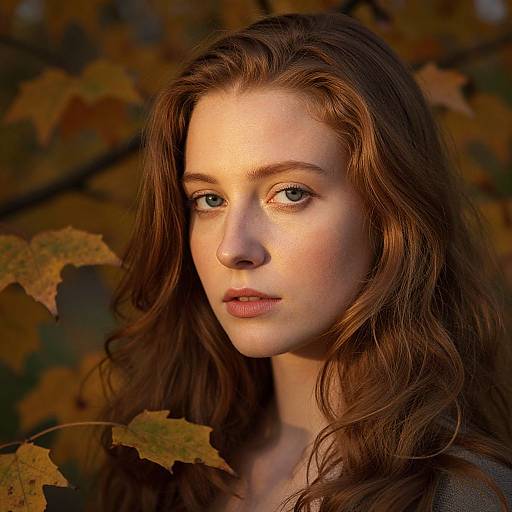 Serene Portrait of Enigmatic Woman