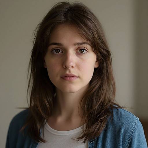 Photorealistic Young Woman Portrait