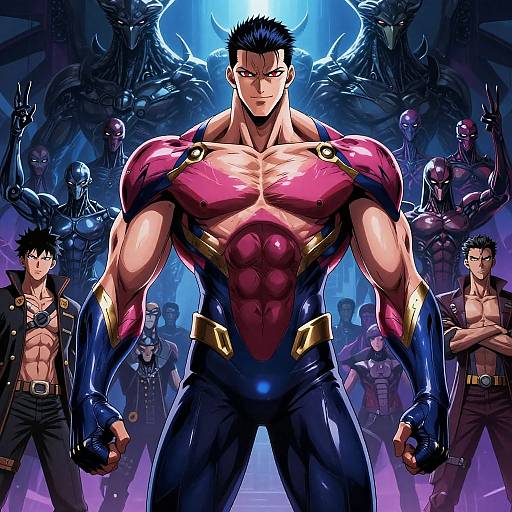 Muscular Techno-Organic Supervillain