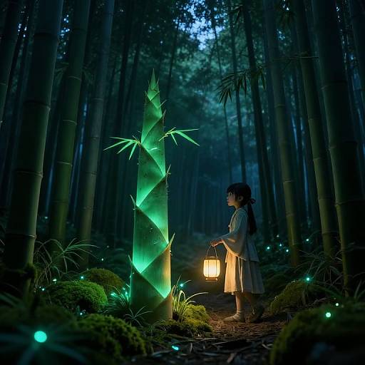 Twilight Bamboo Grove Exploration