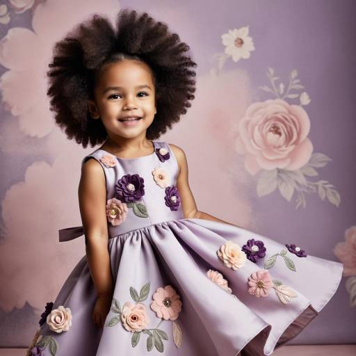 Whimsical Fashion Portrait of a Toddler