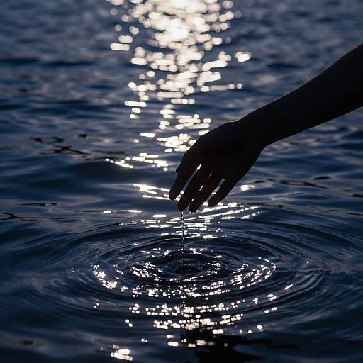 Moonlight Dripping on Dreamscape Waters