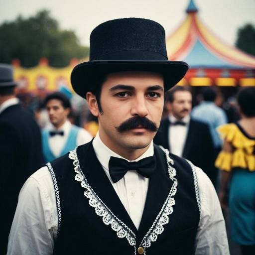 Carnival Costume Portrait of a Man