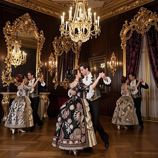 Opulent Barroco Ballroom Dance Scene