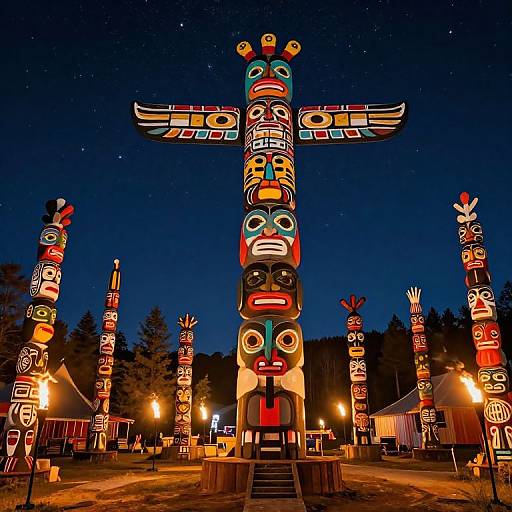 Gahagan Magical Totem Pole Night