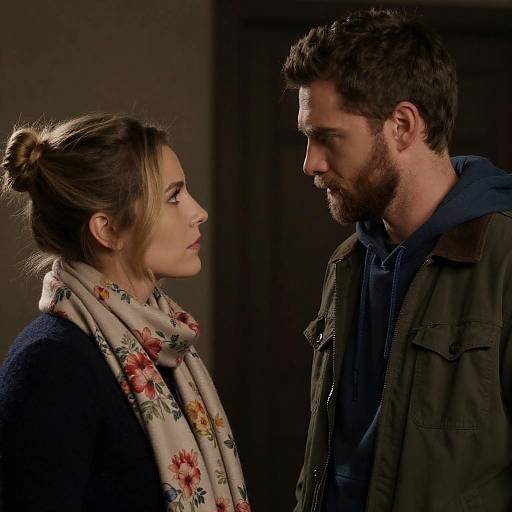 Intimate Conversation in Dim Light