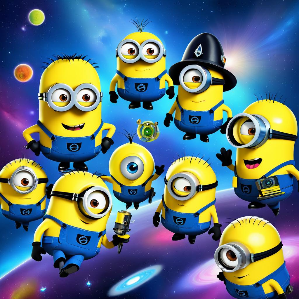 Minion Trek: A Colorful Space Adventure