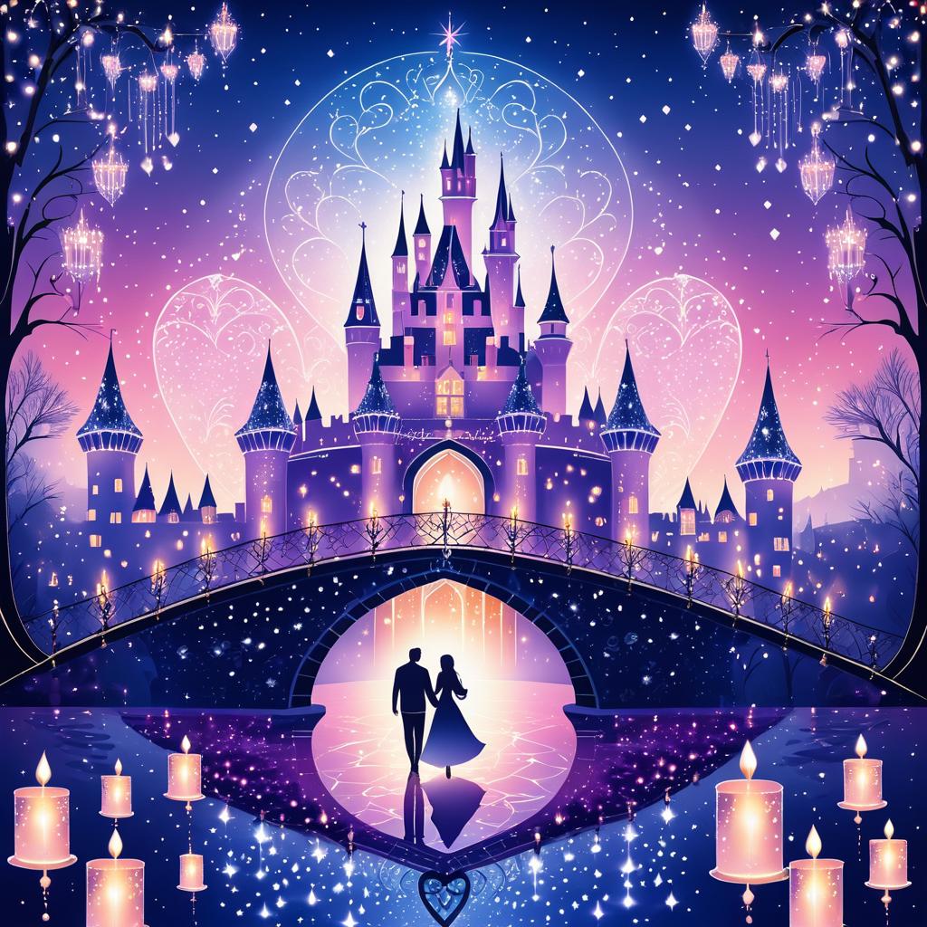 Romantic Crystal Castle for Valentine's Day