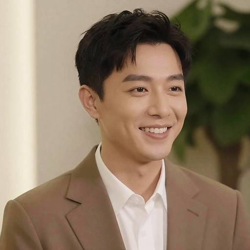 Warm Portrait of a Smiling Man