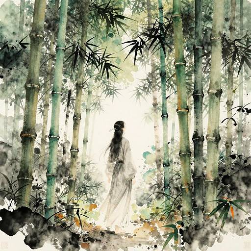Ancient Spirits in Bamboo Grove