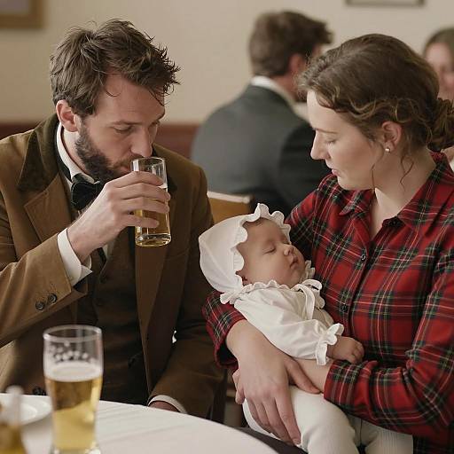 Cozy Dining Scene with Family and Friends