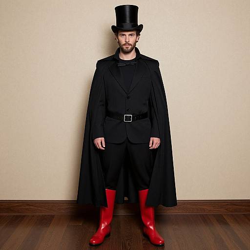 Hollywood Male Costume with Cape