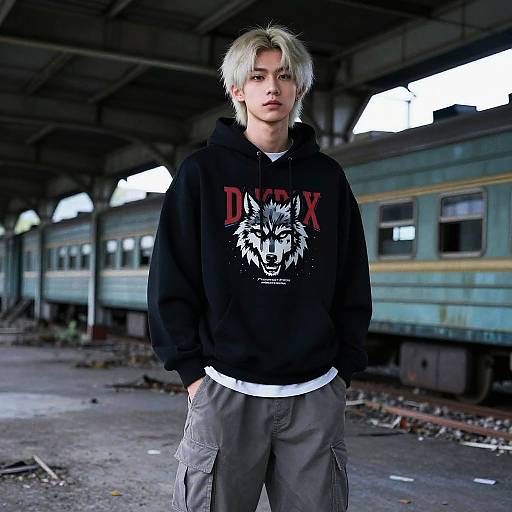 Wolf Cut Fashion Editorial Shoot