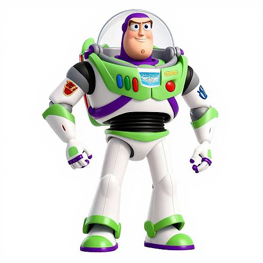 Futuristic Buzz Lightyear Character Design