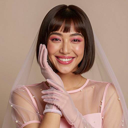 Elegant Portrait of a Smiling Woman