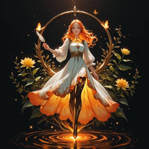 Luminous Oracle: Ethereal Beauty and Grace Luminous Oracle: Ethereal Beauty and Grace