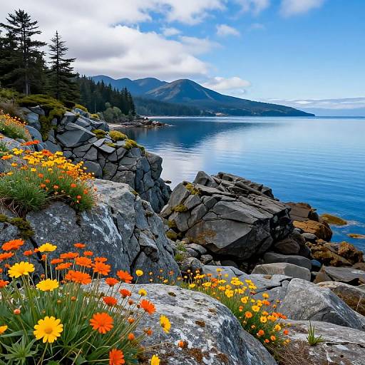 Vibrant Oregon Coastal Landscape