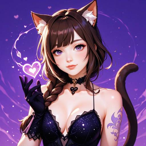 Genshin Impact Aether Girl with Cat Ears