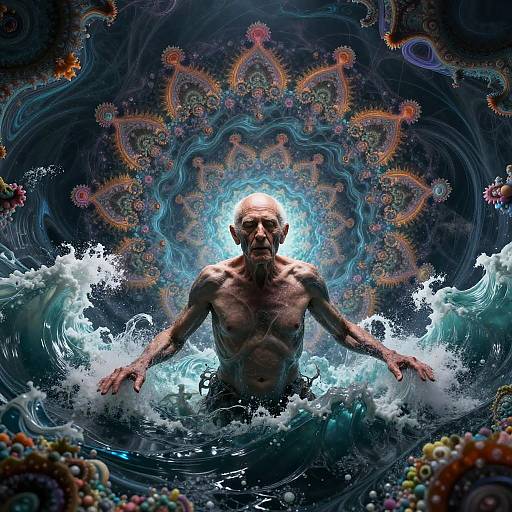 Elderly Man's Psychedelic Ego Death