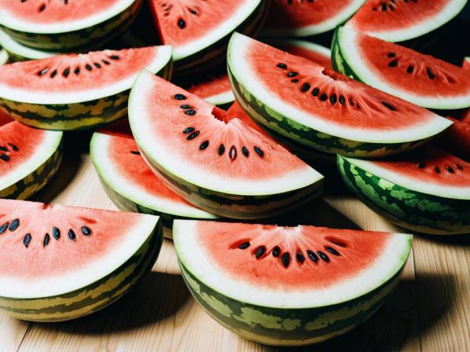Vibrant Watermelon Close-Up Wallpaper