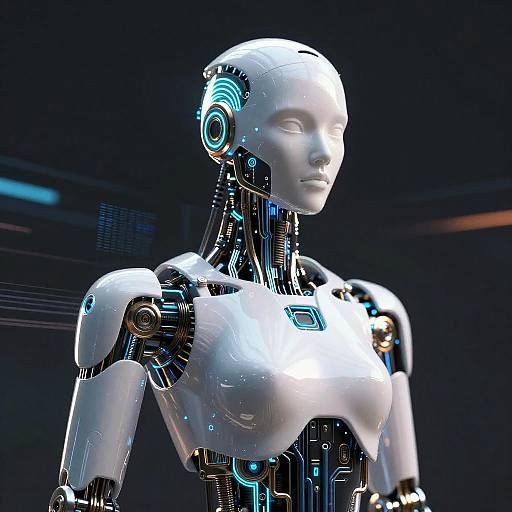 Ootdiffusion Robotic Humanoid Portrait