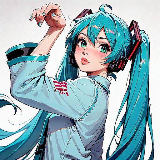 Dynamic Pepe Punch with Hatsune Miku