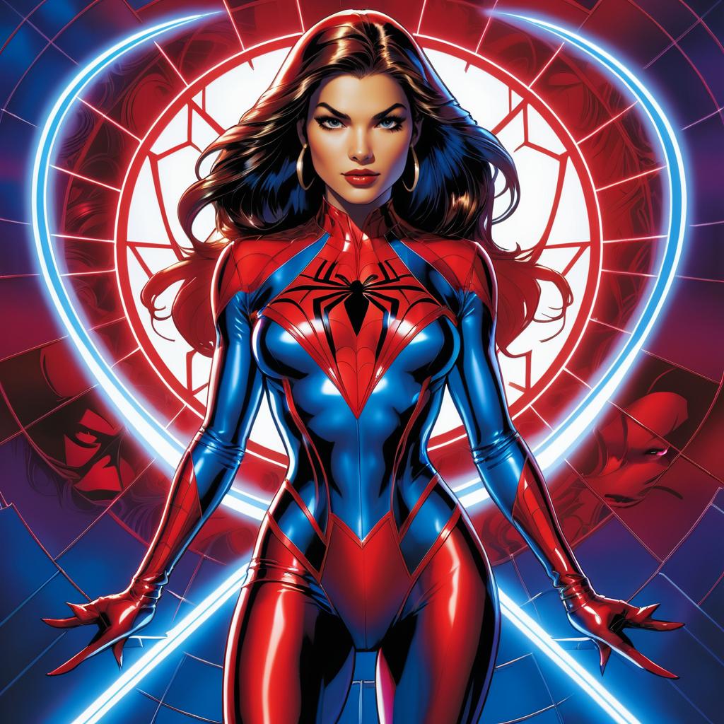 Zendaya as Spider-Woman Comic Cover Art