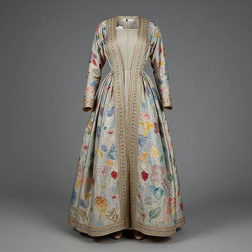 19th Century French Silk Dress
