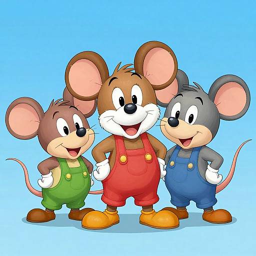 Mouse Clubhouse Gang HD Wallpaper
