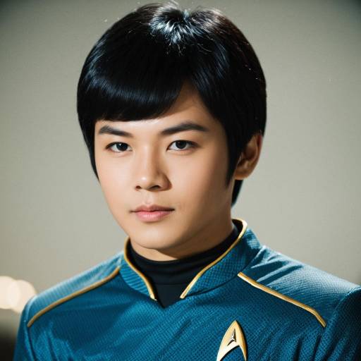 Asian Man in Star Trek Halloween Costume